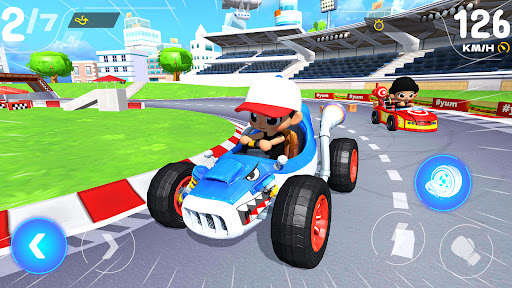 Pocket Racer Game Screenshot 1